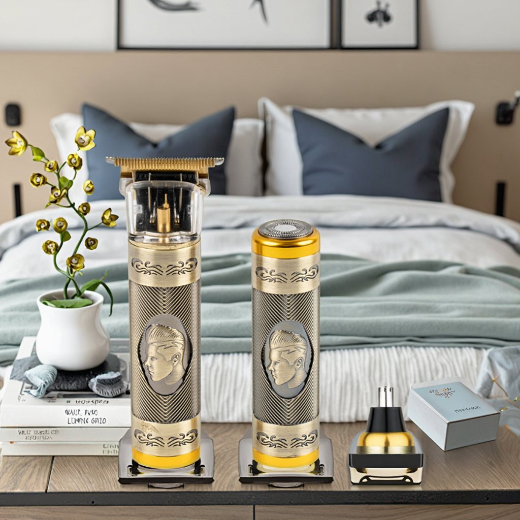 3in1shaver4.jpg 2026 Premium Rechargeable Gold ORIGINAL STRONG UNISEX Grooming Kit. A MUST HAVE FOR EVERYONE. - Image 1