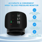 USB-C Rechargeable Wrist Blood Pressure Monitor - Image 2