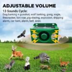 Beast Repellent Solar Warning Lights with Loud Volume - Image 5